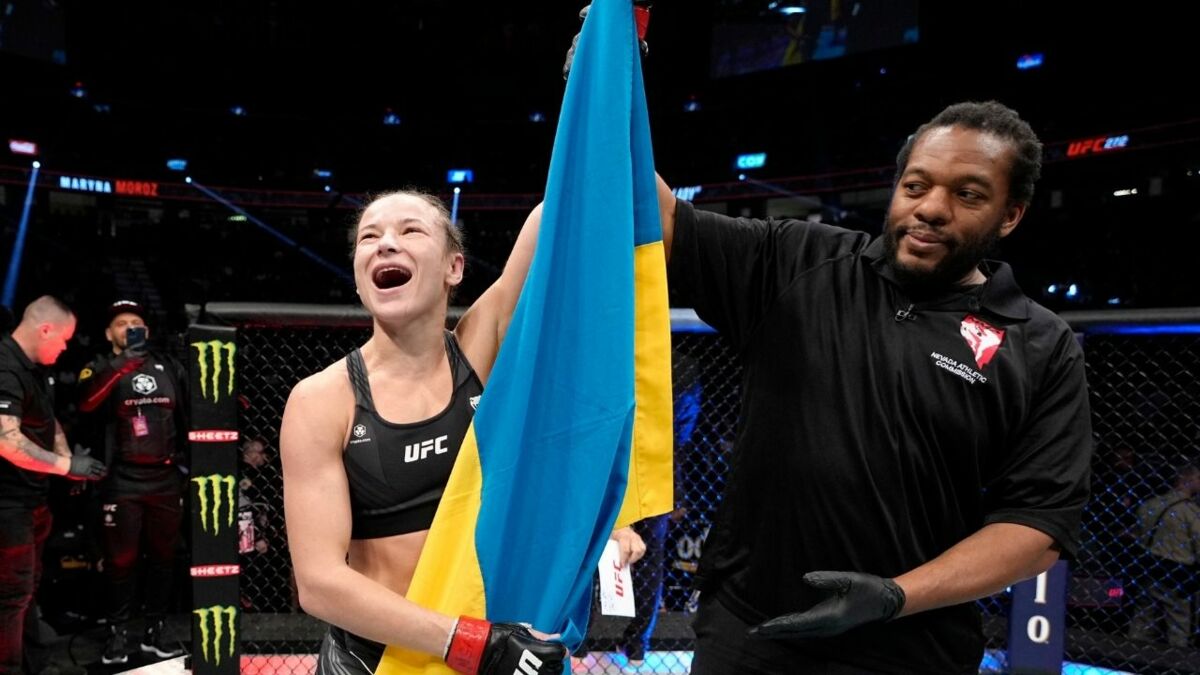 Message émotionnel de l’Ukrainienne Marina Moroz après la victoire de l’UFC 272