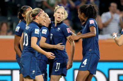 Mondial 2011 (D) : Les Bleues affronteront l’Angleterre