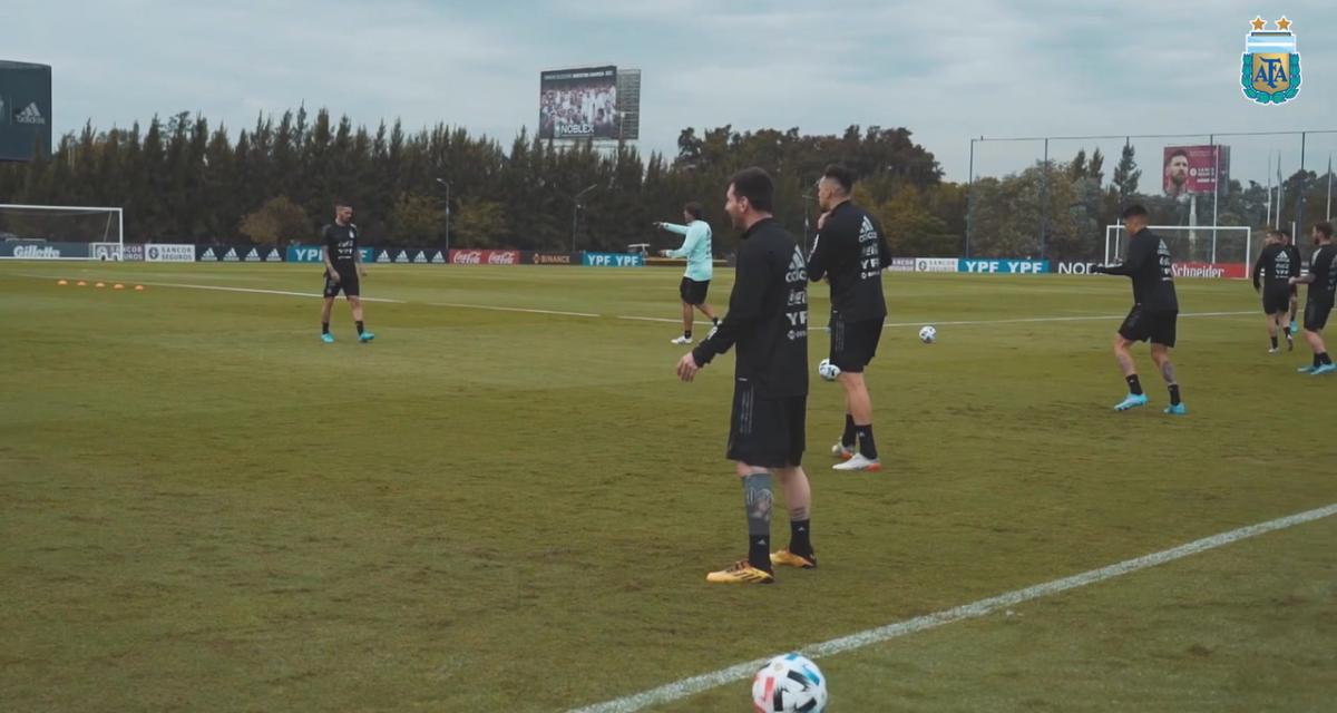 PSG : Images du retour de Messi à l’entraînement argentin (vidéo)