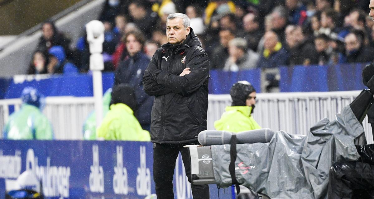 Rennes : Un coup terrible pour Genesio, qui est sur le flanc depuis quelques semaines !