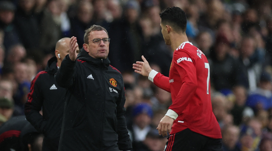 Ronaldo, Rangnick furieux
