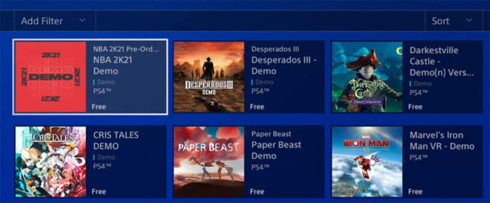 Comment télécharger une démo sur PS4 ?
