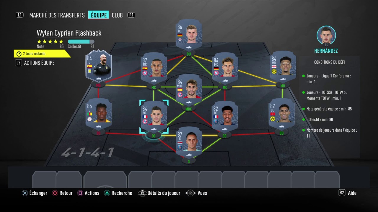 Comment faire le SBC Le Challenger ?