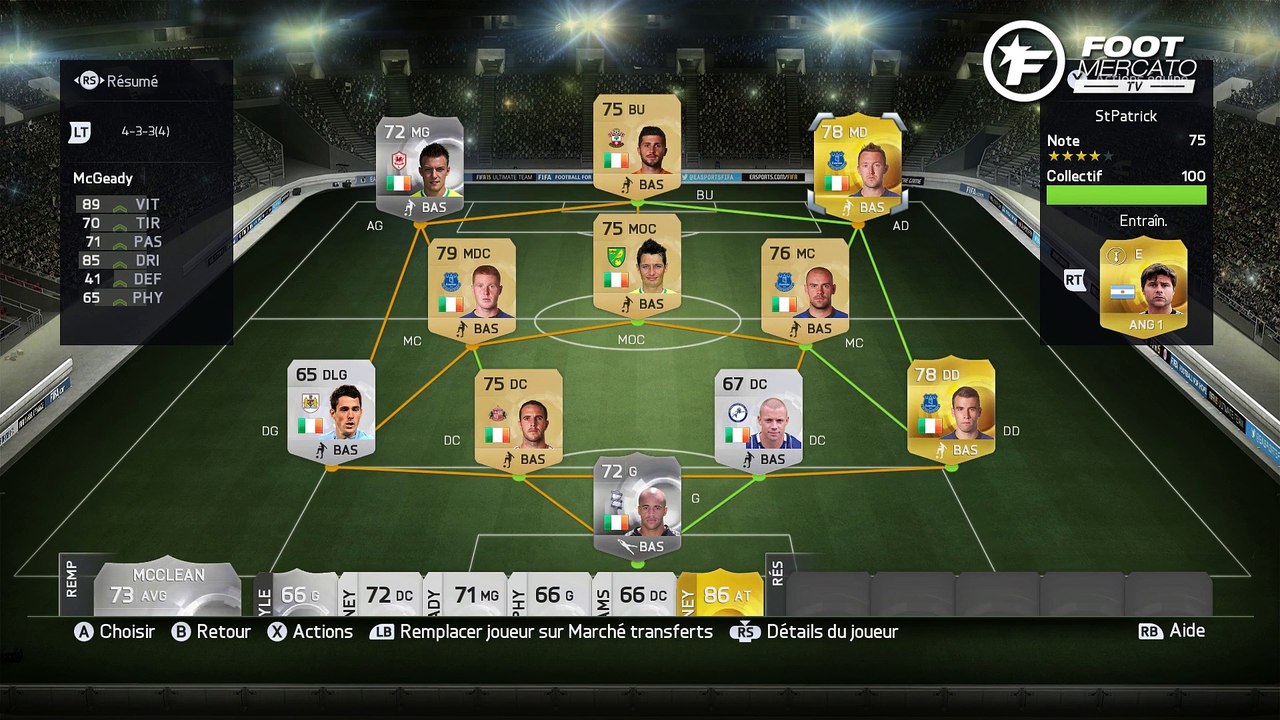 Quand vendre son équipe fut 22 ?