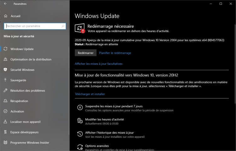 Comment faire Mise à jour FIFA ?
