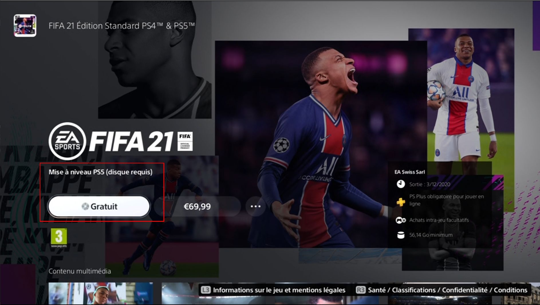 Comment mettre à jour FIFA 22 sur PS4 ?