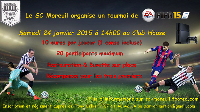Comment organiser tournoi FIFA ?