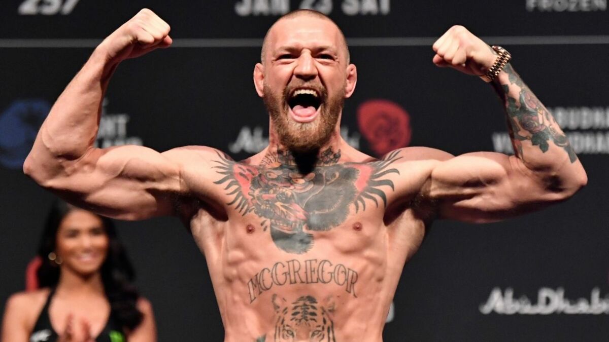 Conor McGregor montre une transformation corporelle folle depuis ses débuts