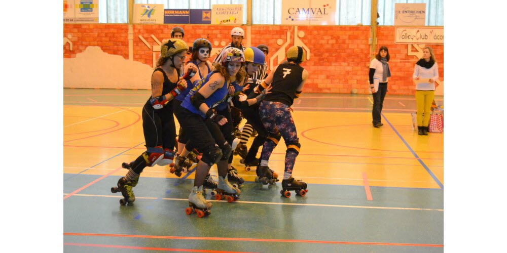Où se pratique le roller derby ?