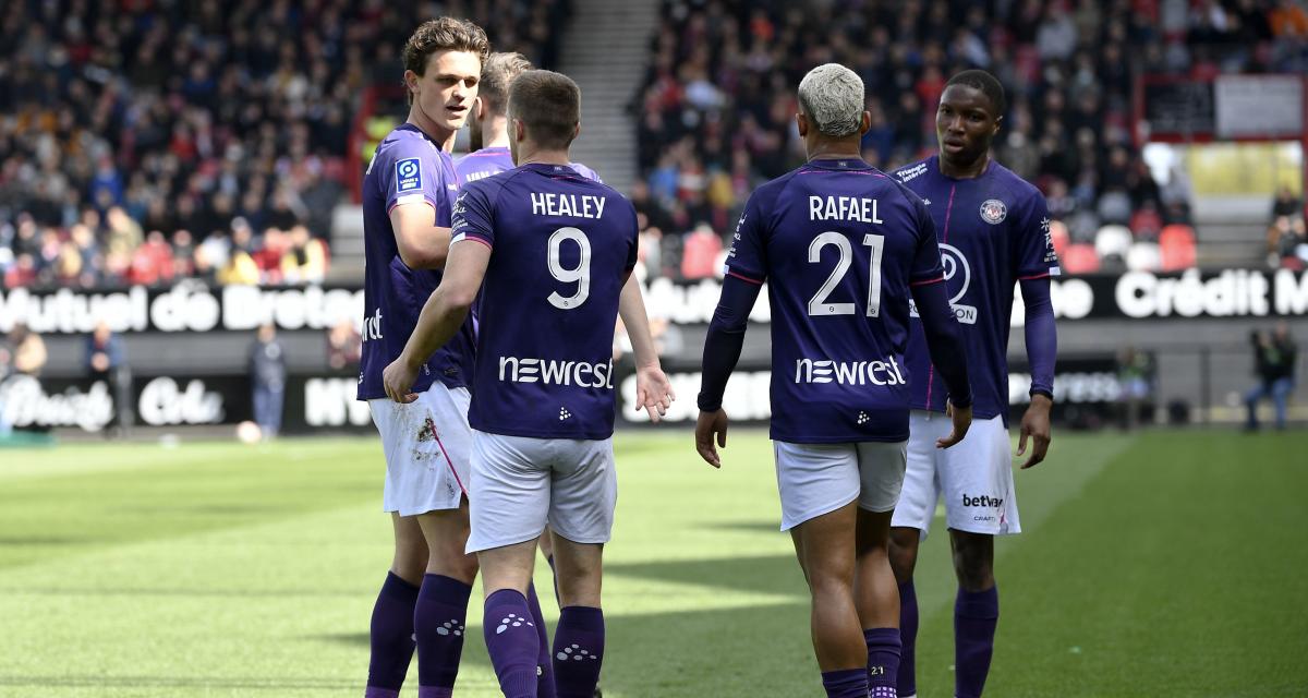 🚨 Guingamp – Toulouse : Avec le triplé de Healy, les Violets se rapprochent de la Ligue 1 !