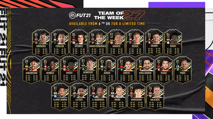 How do you get Team of the week silver?