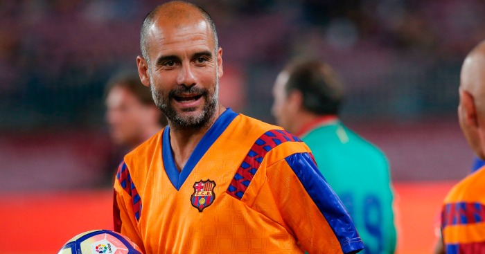 How many trophies did Guardiola won with Barcelona?