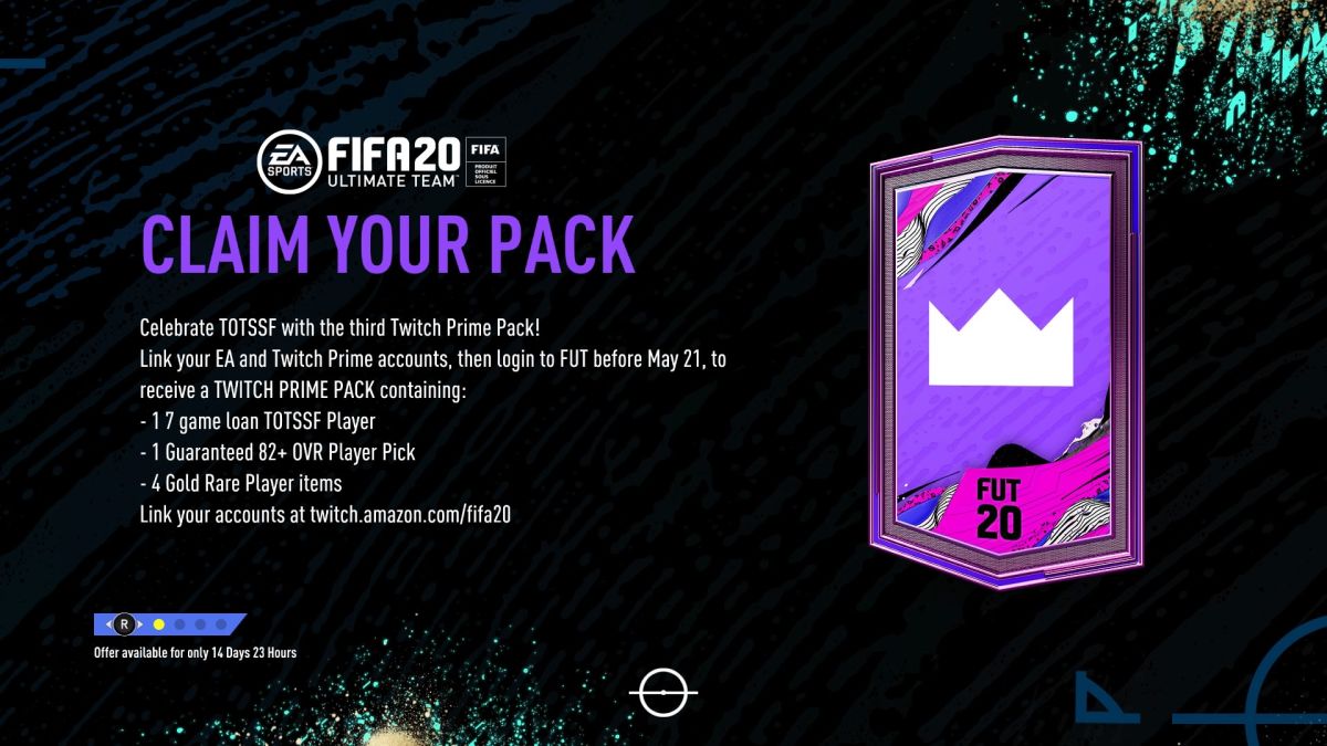 How do you get a Twitch pack on FIFA?
