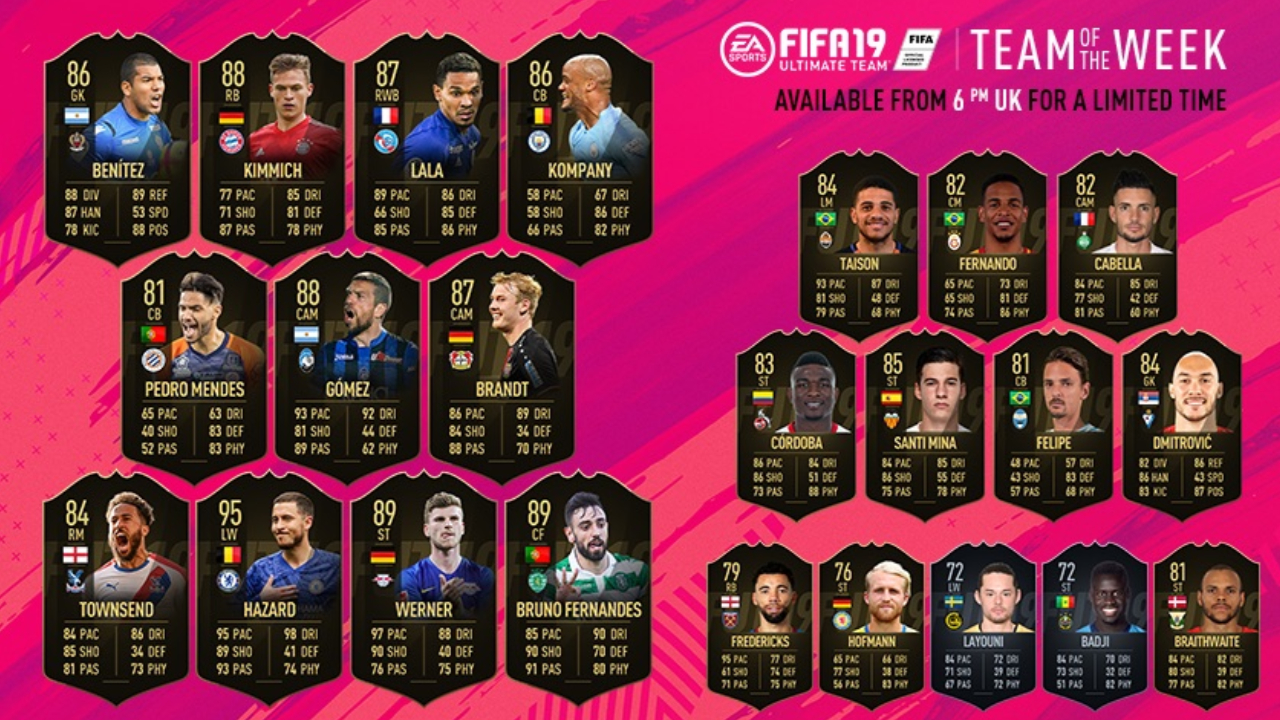Quand sort la Totw 16 ?
