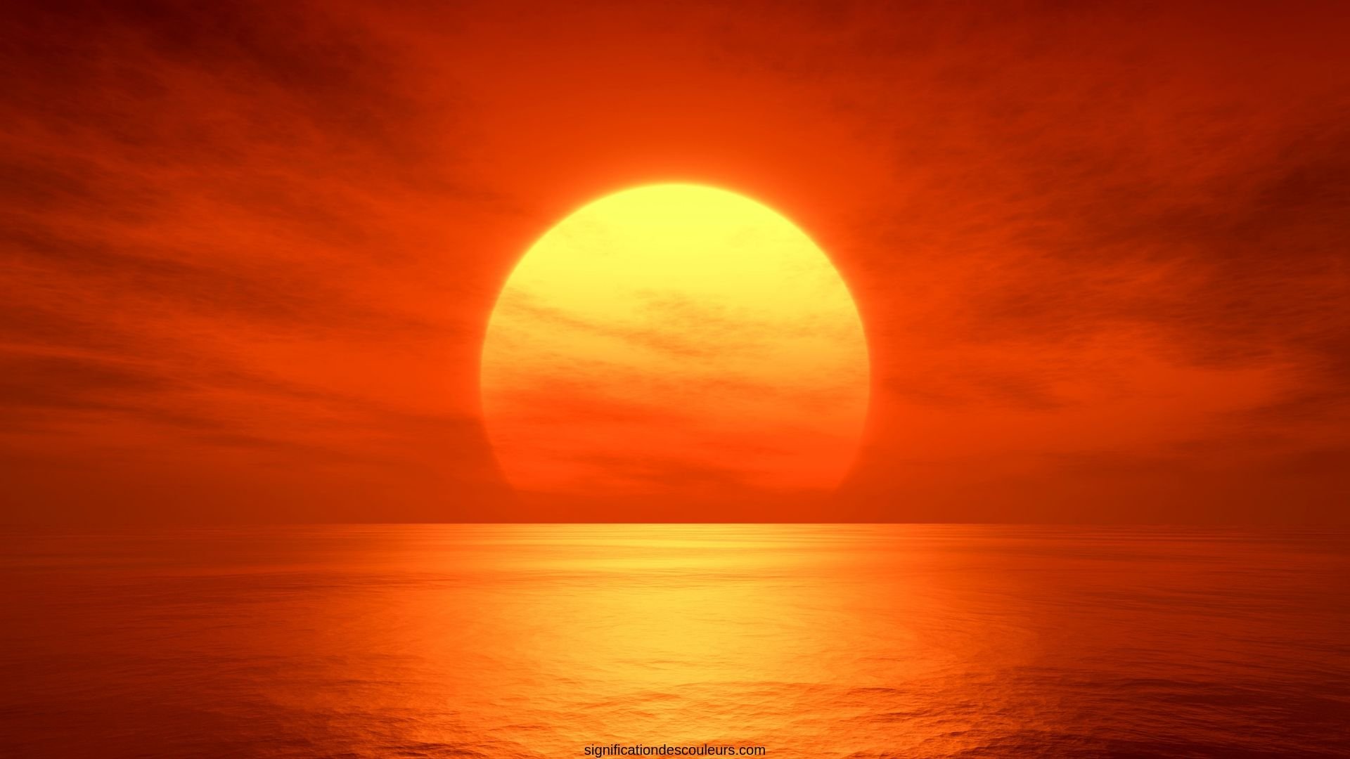 Pourquoi la couleur orange ?