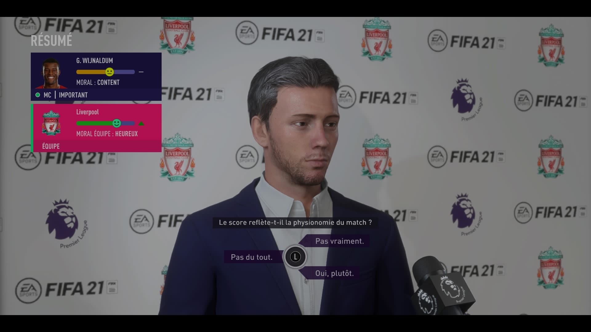Quelle equipe choisir Carrière FIFA 21 ?