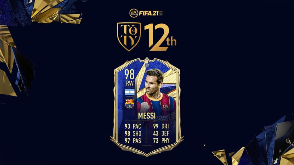 Qui est le 12eme TOTY ?