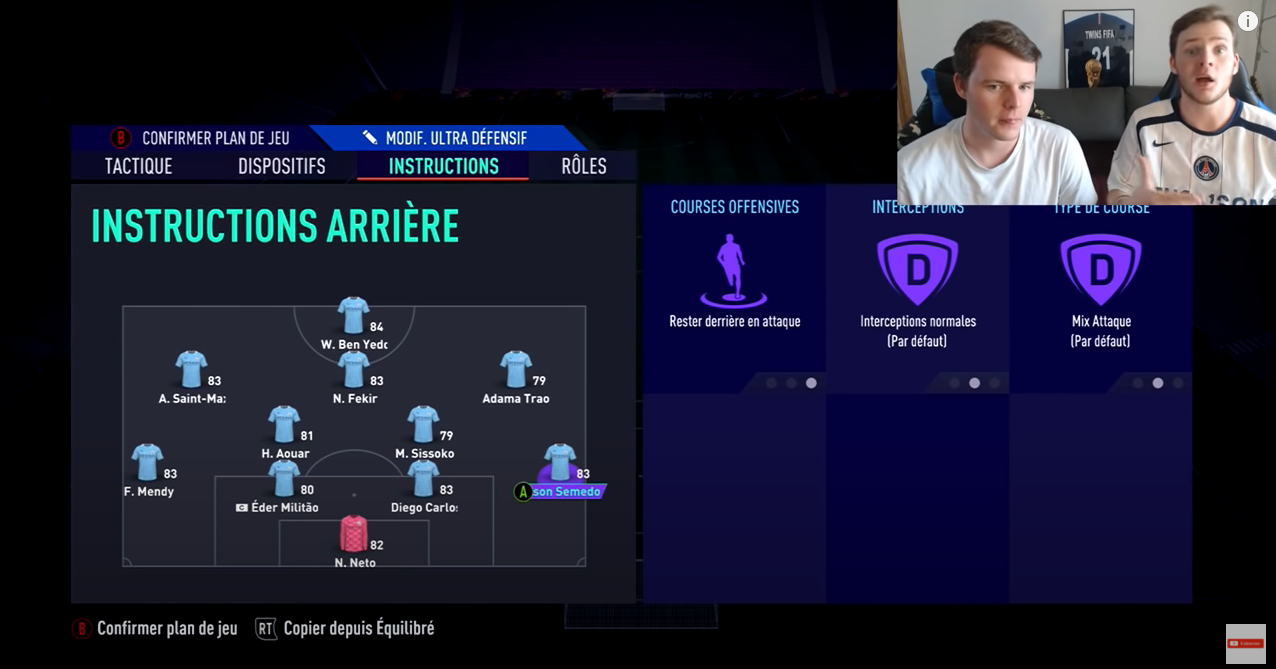 Quelle est la meilleure formation sur FIFA 22 ?
