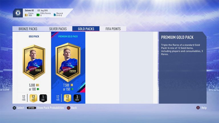 Quels sont les meilleurs pack sur FIFA 22 ?
