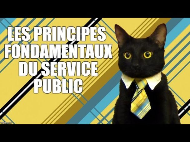 Quels sont les 3 principes qui caracterisent un service public ?