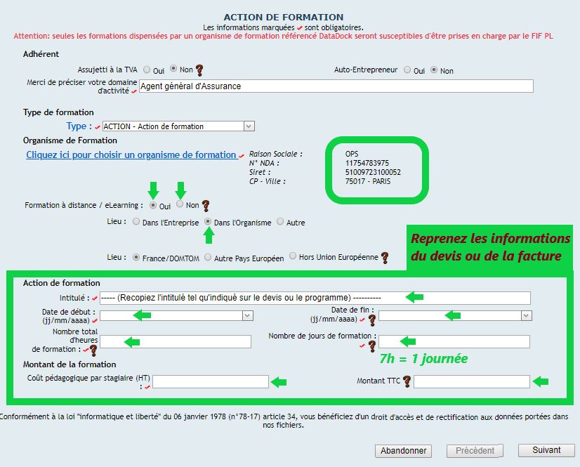 Comment se faire rembourser FIF PL ?