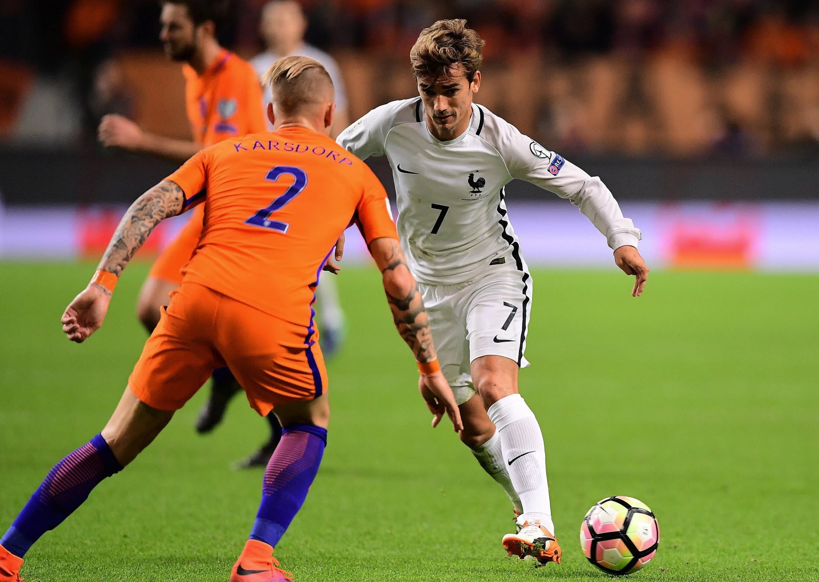 Qui a marqué le but en équipe de France hier ?