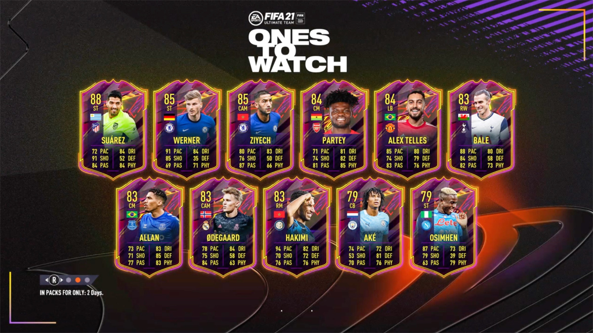 Do ones to watch cards upgrade?