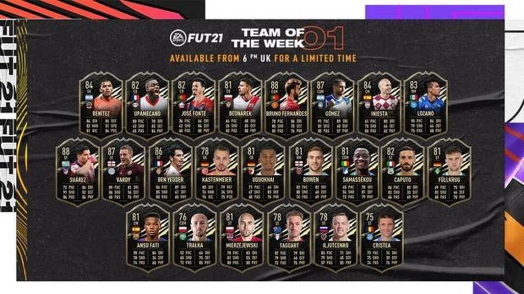 What time does Totw come out on FIFA 22?