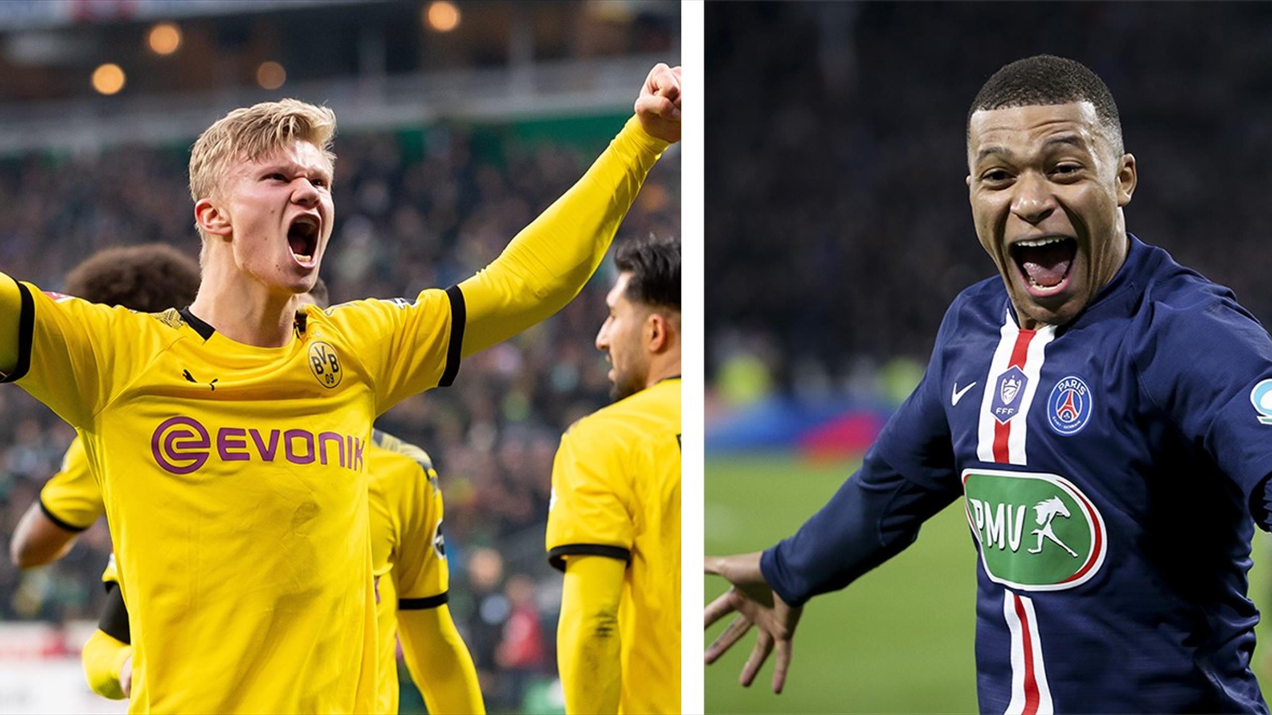 Who is faster Haaland or Mbappe?