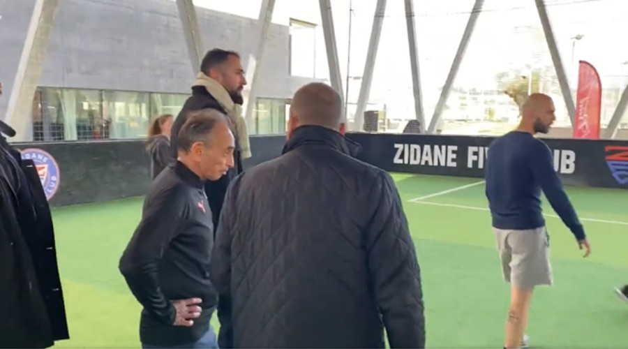 Zemmour viré du cinq de Zidane (vidéo)