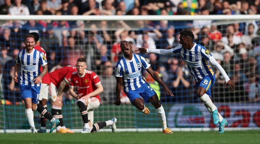 Défaite de Manchester United à Brighton