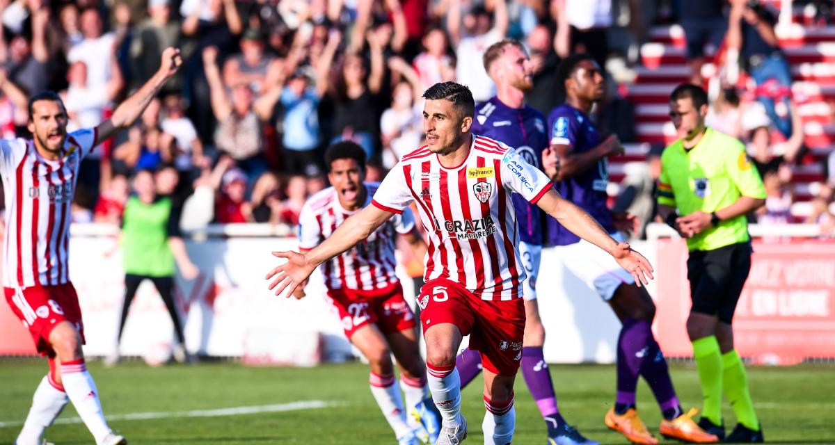 Ajaccio – Toulouse : Joie après la montée corse en Ligue 1 !