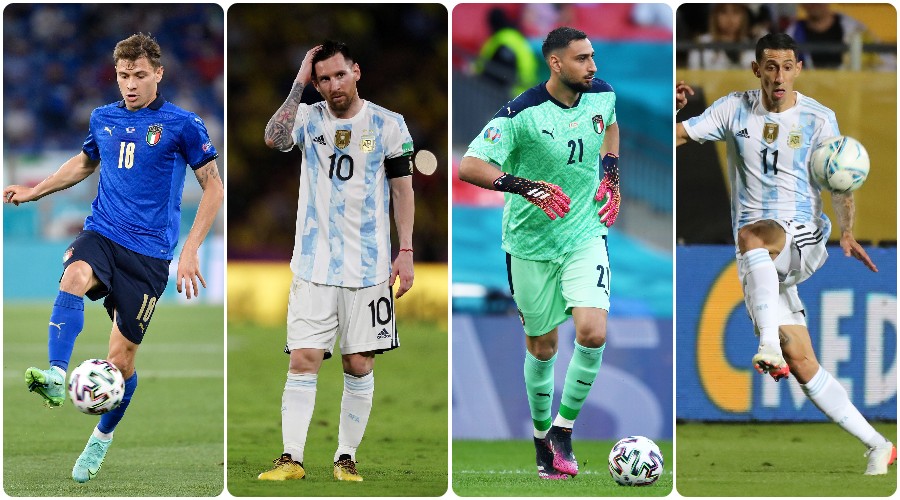 Italie-Argentine, la 11 combinaison de Finalissima