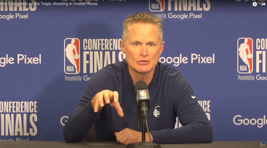 La diatribe sarcastique de Steve Kerr