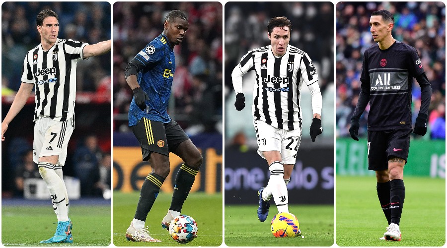 Onze potentiel de la Juventus avec Pogba et Di Maria
