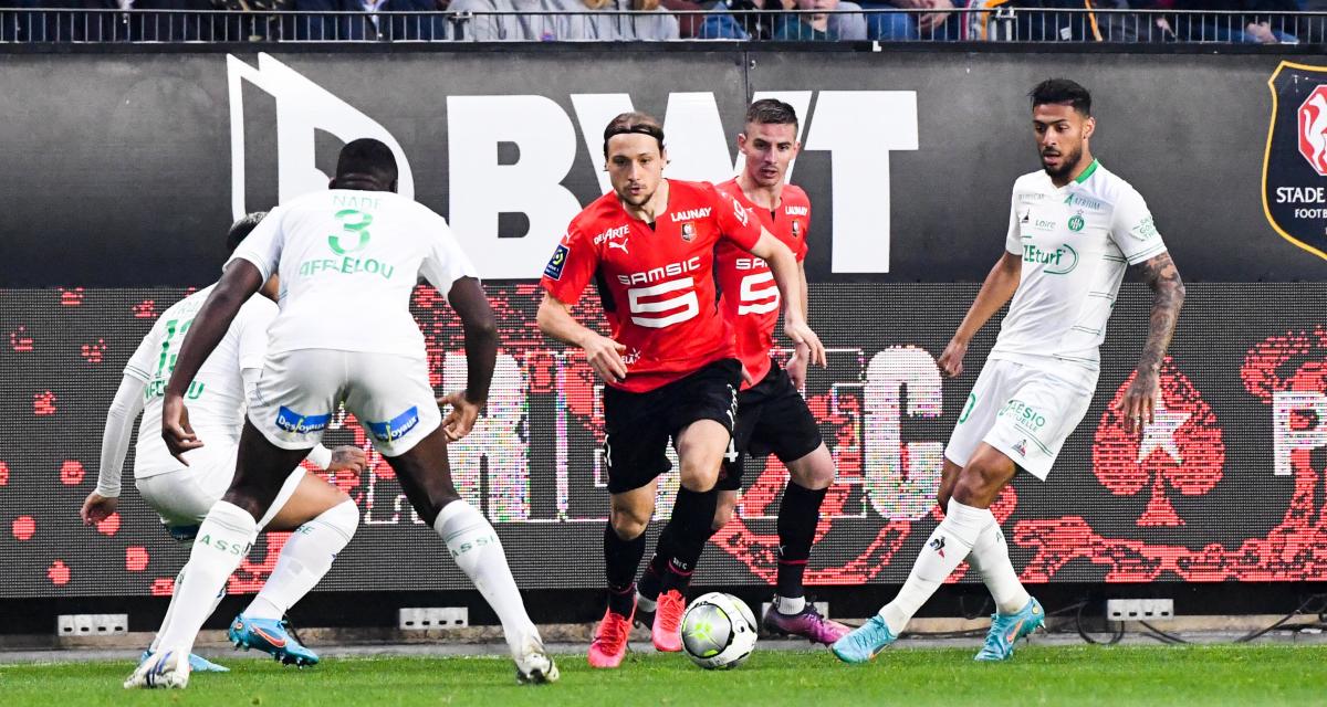 Rennes – ASSE : Majer réalise la domination bretonne à la mi-temps !