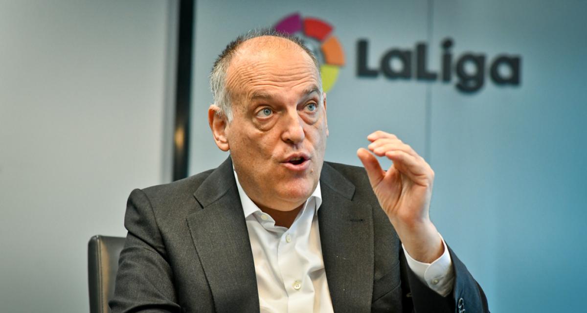 Paris Saint-Germain : Tebas veut toujours attaquer Paris, pense que le club est “plus dangereux que la Super League chinoise”