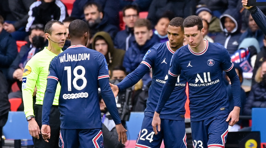 Un joueur du Paris Saint-Germain désigné perdant de la Ligue 1