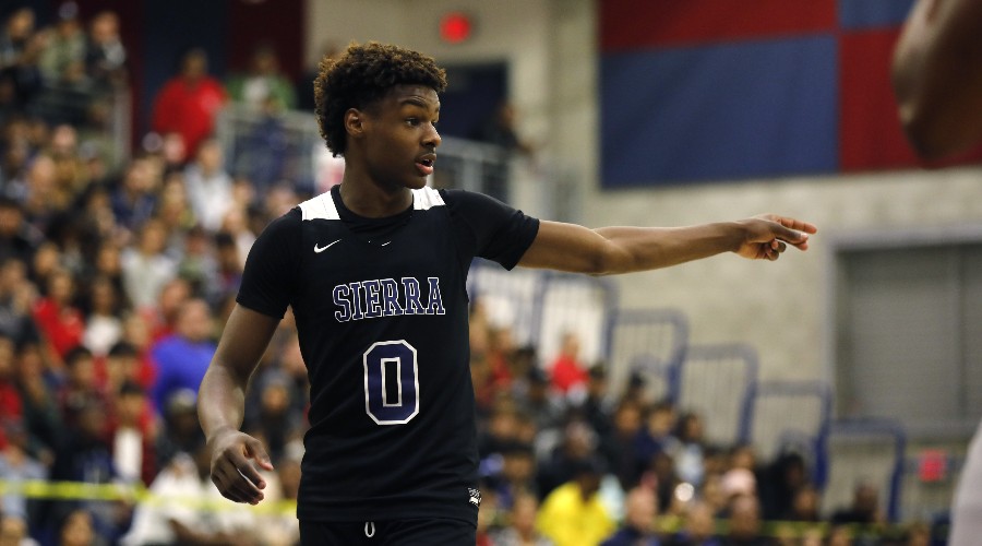 Terrible dunk du fils de LeBron James (vidéo)