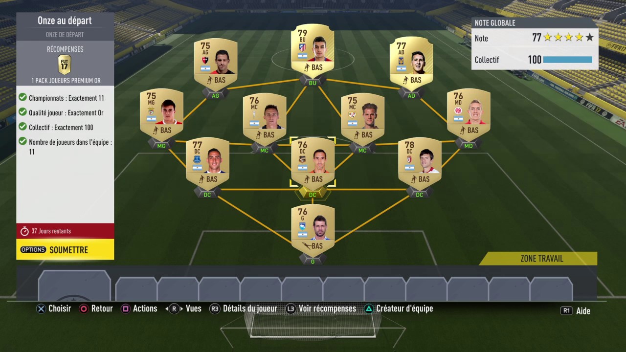 Comment faire le SBC hybride Ligue et pays ?