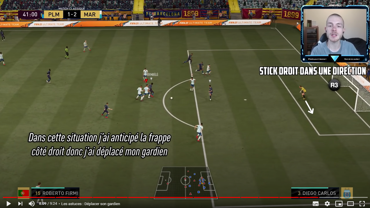Comment plonger sur FIFA 22 gardien ?