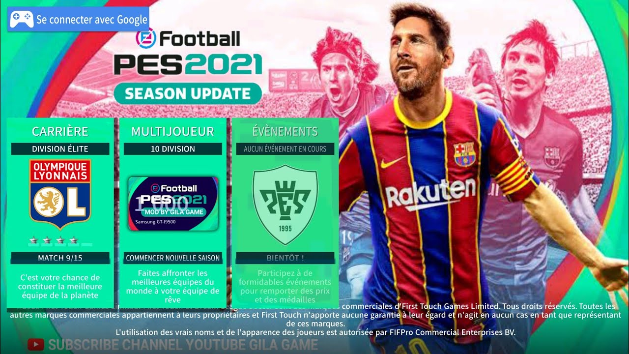 Comment télécharger PES 21 mobile ?