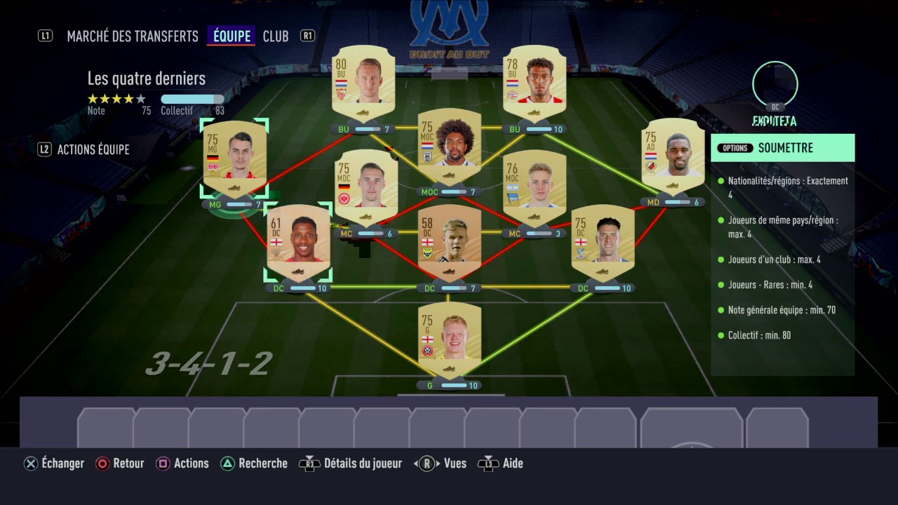 Comment faire le SBC hybride Ligue et pays fut 22 ?