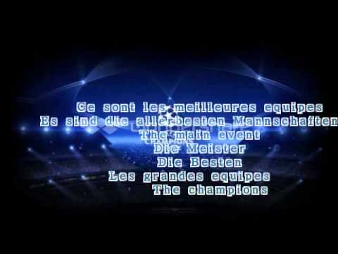 Qui chante à la final de la Ligue des Champions ?
