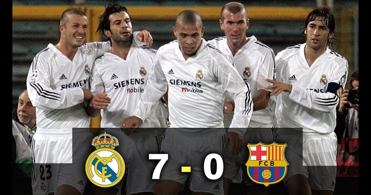Quelle est la plus lourde défaite du Real Madrid ?