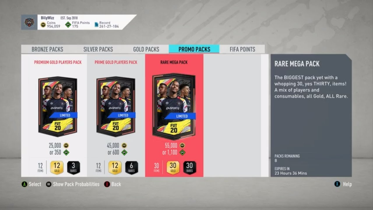 Quel pack prendre sur FIFA 22 ?