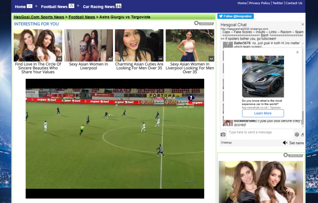 Comment regarder un match en direct sur Hesgoal ?