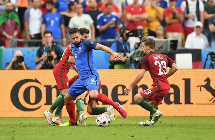 Como terminou o jogo da França?