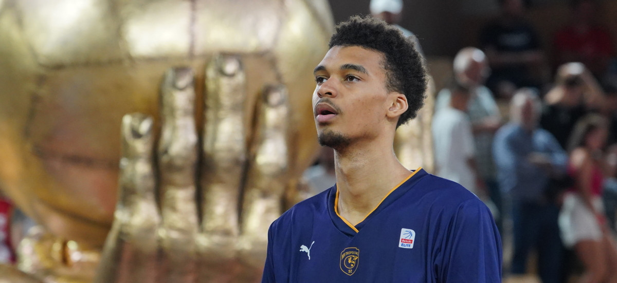 Wembanyama, tube international